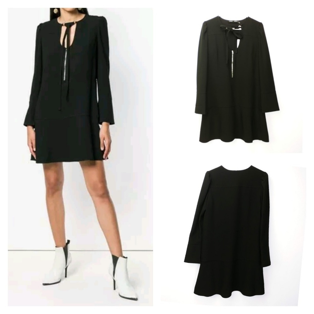 SOLD!!Proenza Schouler l/s dress with tie nexkline - Picture 1 of 8